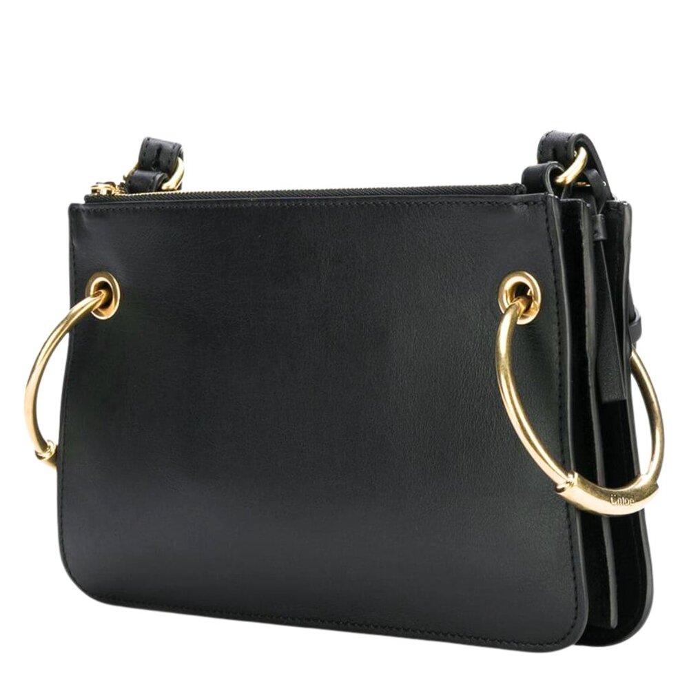 Chloe Roy Black Leather & Suede Small Crossbody - Picture 4 of 10